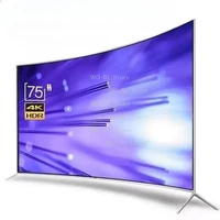 Téléviseur LED incurvé intelligent 4K de 32 à 75 pouces - Téléviseur à écran plat grand format Full HD pour la maison 2