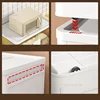 Plastic Kitchen Cabinet Home Furniture Floor Multi-layer Foldable Storage Cabinet Living Room Bedroom Storage Box Locker c 5