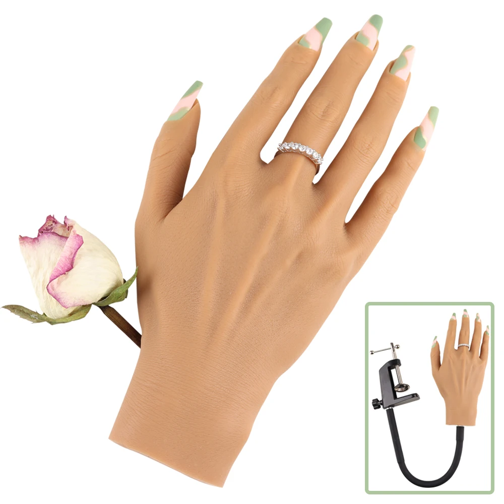 silicone-fake-hands-model-with-stand-nail-art-practice-hand-can-insert-false-nails-display-nail-jewelry-nail-art-tools