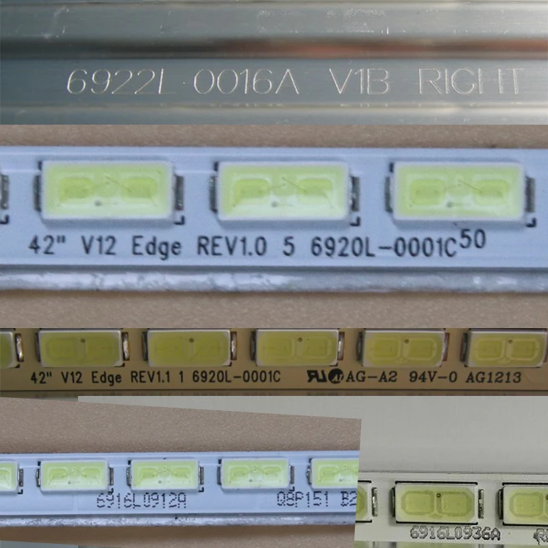 필립스 42PFL3507H/12 42PFL4007G/78 42PFL4307K/12 LED 백라이트 스트립 42PF5045 LED 램프 TC-L42E5BG 렌즈 밴드용 TV LED 바