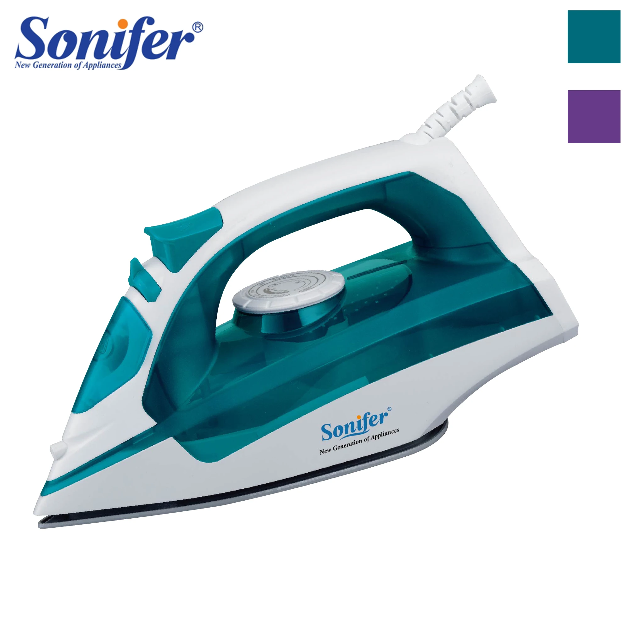 Steam Iron For Clothes 2000W Household Fabric Ceramic Soleplate calilio