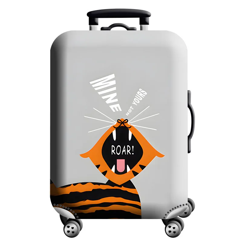 thumbnail image 1 of Funda protectora de equipaje con diseño de mapa del mundo, elástica y gruesa, con cremallera, para maletas de 18 a 32 pulgadas, fundas para carrito, accesorios de viaje, 1 of 5