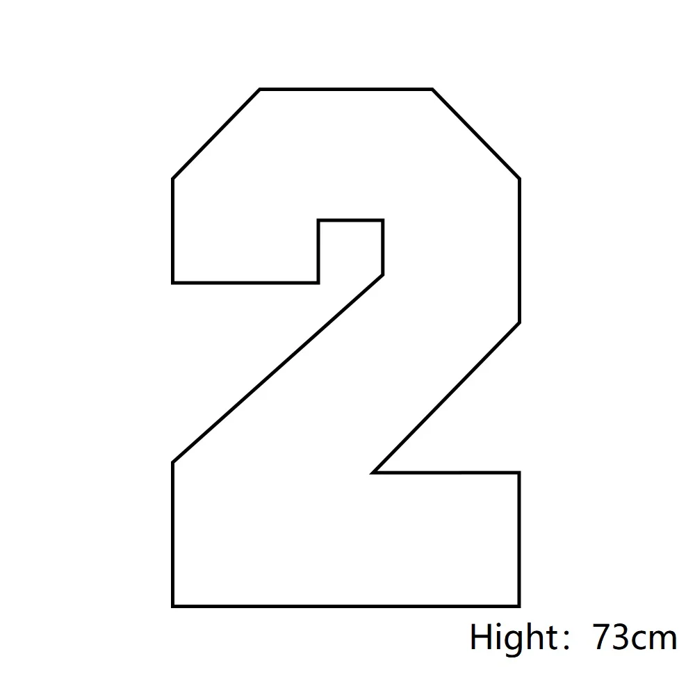 printable jersey number 2