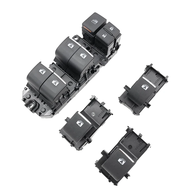 

Освещенный дневной выключатель для окна и двери + комплект жгутов проводов для Toyota RAV4 2019 2020 левый главный выключатель подсветки