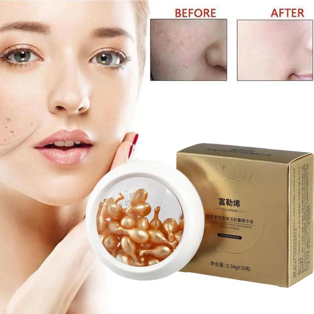 Face Serum Capsule Essence 30pcs Serum Face Anti-Aging Lifting Visage Skin Care Anti Aging Serum Korean Makeup пудра для лица art visage perfect skin тон 211 тёплый беж