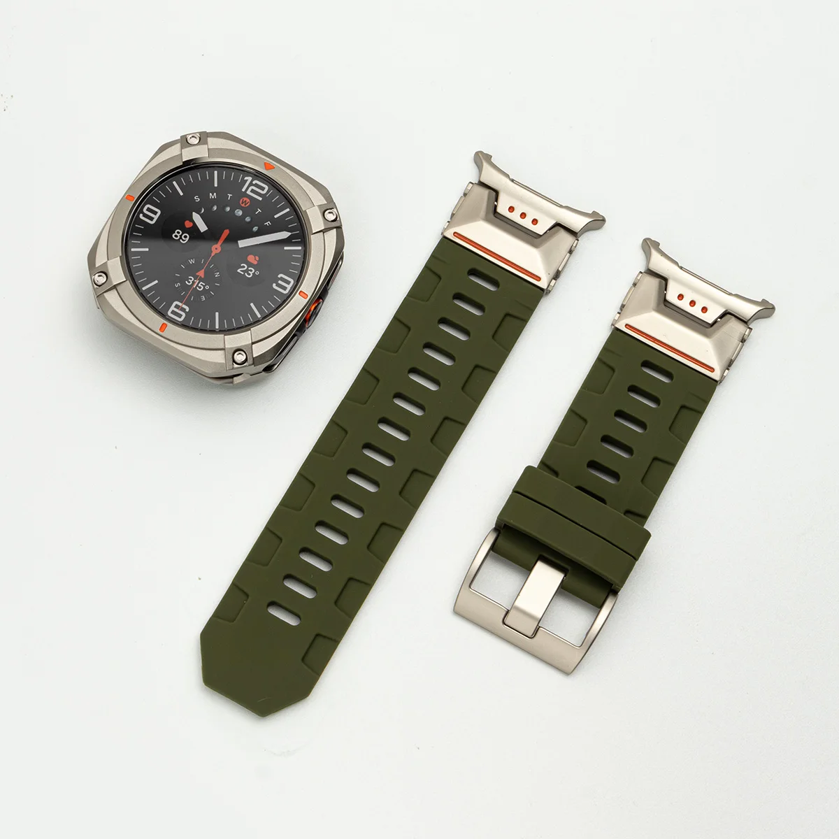ตัวเลือกสินค้า สายซิลิโคนสุดหรูสำหรับ Samsung Galaxy Watch Ultra 2025