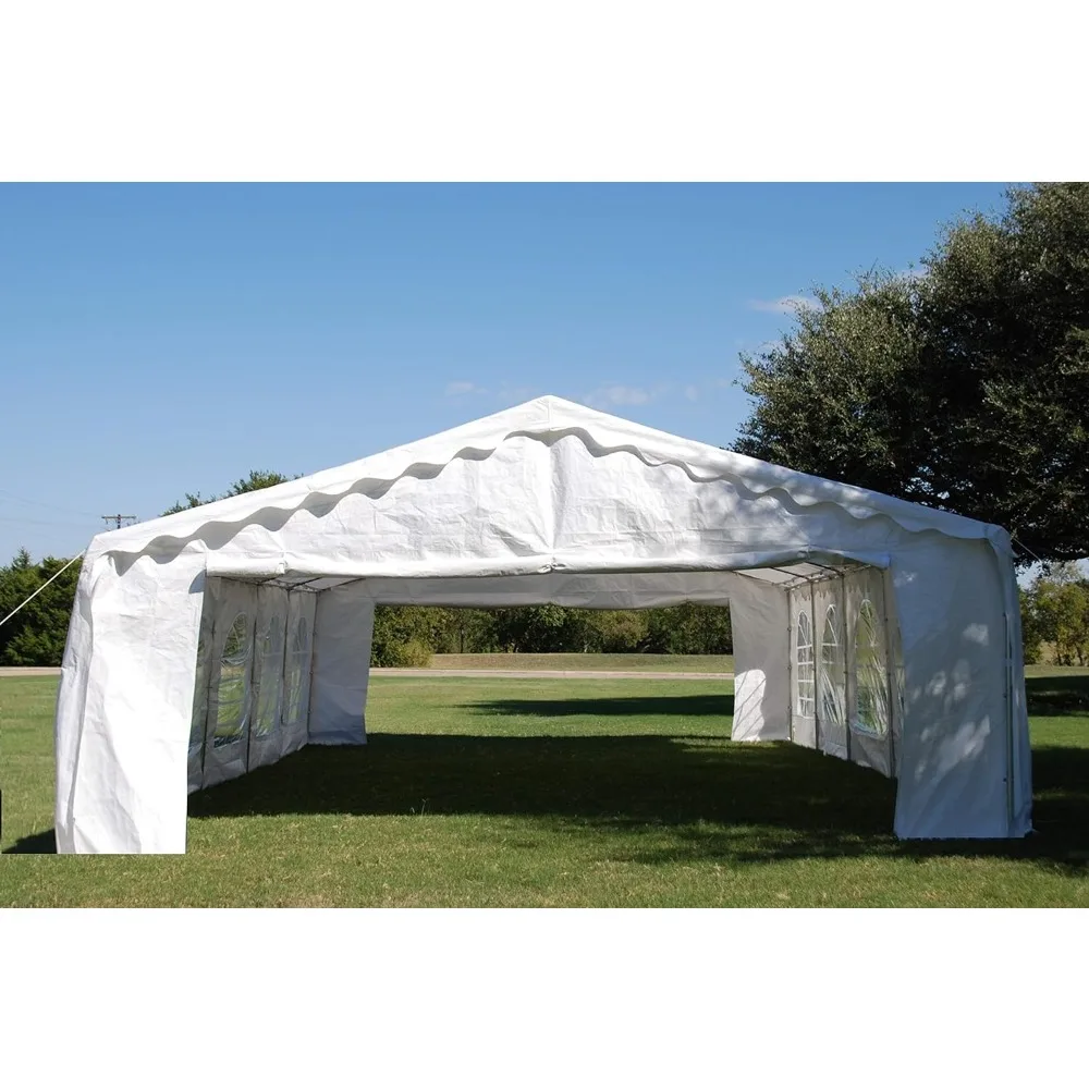 

Outdoors Tents,32x20 with Sidewalls Party Tent Canopy, Wedding Tent Gazebo, Water Resistant, Heavy Duty Outdoor Event Shelter