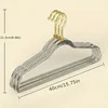 5/10PCS Sparkling Clear Glitter Hangers - Non-Slip, Secure Grip for Wardrobe Organization, Durable Thickened Design, Perfect for 3