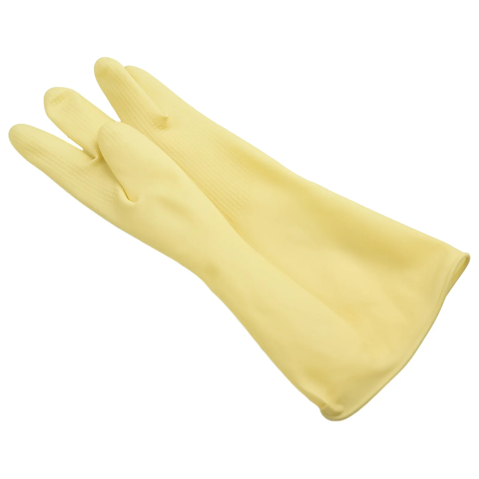 1Pair Industrial Gloves Natural Latex Acid Resistant Chemical Protective Gloves Acid And Alkali Resistant Industrial