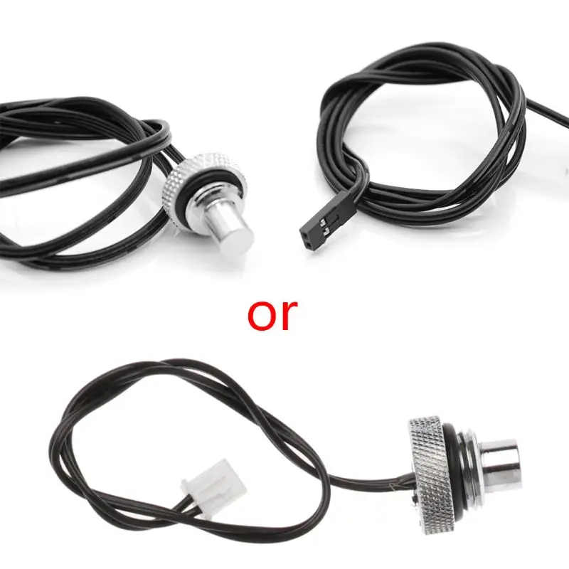 

Охлаждающая заглушка G1/4, датчик температуры, заглушка для остановки воды, с 2-контактным разъемом