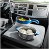 2L Travel 12V 24V Car Truck Multifunction Electric Cooking Skillet Double Layer Hot Pot Soup Heater Rice Cooker Food Steamer Pan 3
