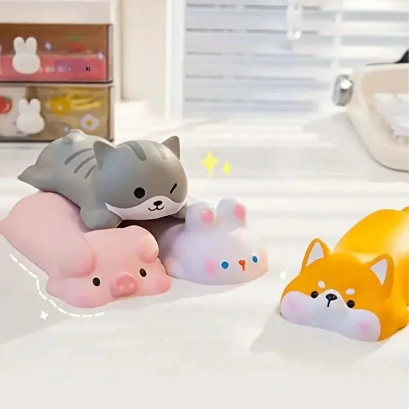 1pc 귀여운 손목 받침대, 마우스 키보드 컴퓨터 팔꿈치 패드 팔 받침대, 책상용, 카와이, 사무용품 PU 마우스 패드