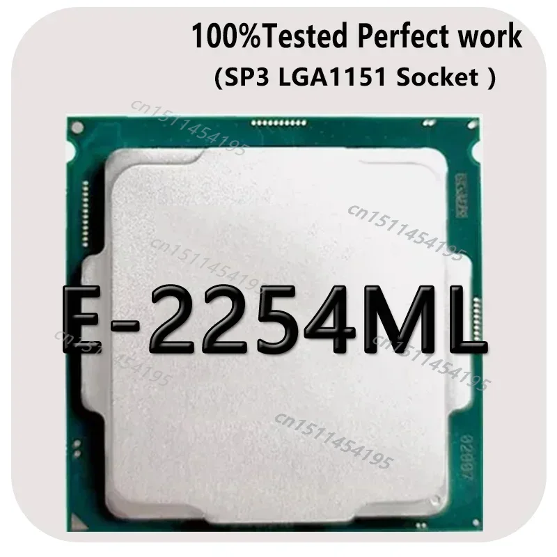 마더보드용 고품질 Xeon platiunm E-2254ML 공식 버전 CPU 8MB 1.7GHZ 4코어/8Therad 25W 프로세서 사용