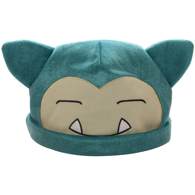 

Cute Anime Sleep Monster Plush Hat For Adult 31cm Diameter Cartoon Animal Doll Winter Warm Hat Halloween Xmas Cosplay Caps Props