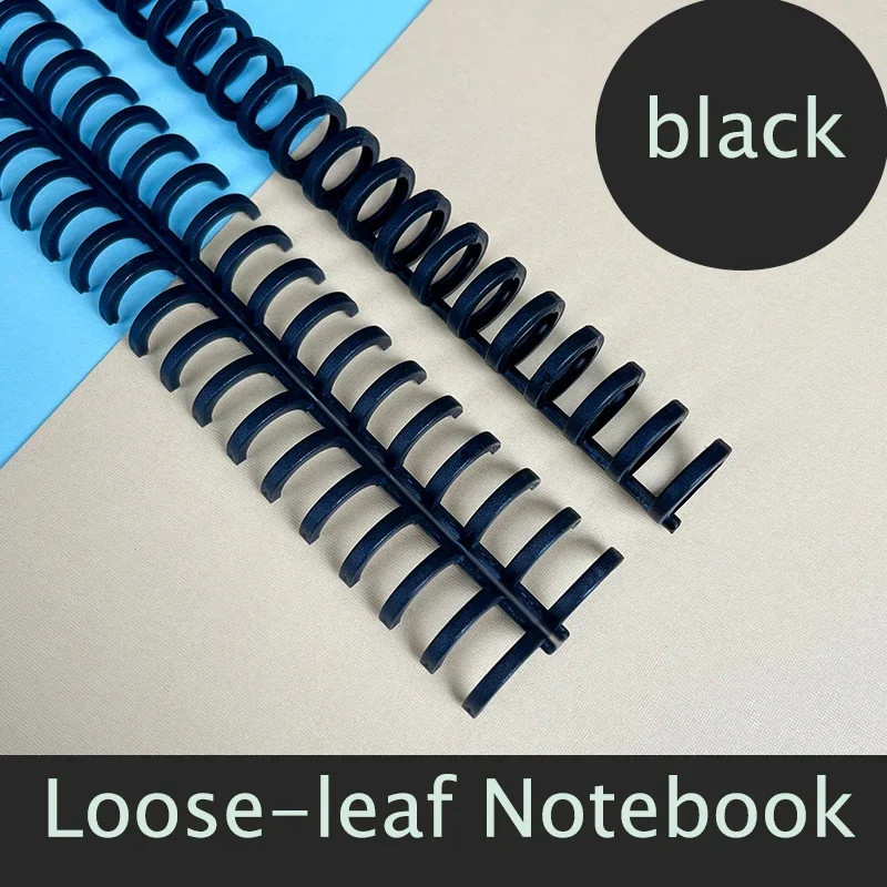 10pcs A4 30-hole Large Capacity Buckle Ring Loose-leaf Notebook Binding Rings Coil Ring Binder Rings Notebook Office Supplies