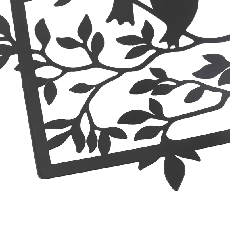 

X6HD Металлический Настенный декор в виде птицы, искусственное украшение, силуэт сердца для дома, гостиной, сада, спальни, офиса, подарок на новоселье