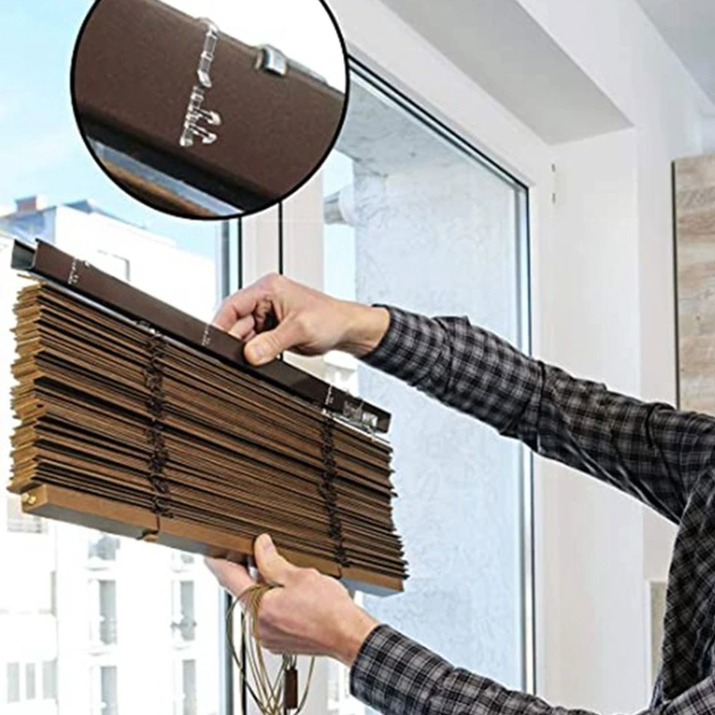 5.38cm Plastic Invisible Holder Clips Drape Clips for Window Blinds