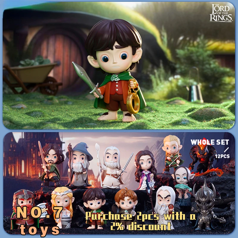 Original The Lord Of The Rings Classic Series Blind Box Toys Guess Bag Mistery Caixa Action Figure Cute Model Kids Birthday Gift