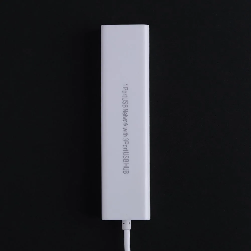 OTG 3포트 USB 2.0 허브 10/100MB 마이크로 USB-RJ45 LAN 어댑터 네트워크 카드