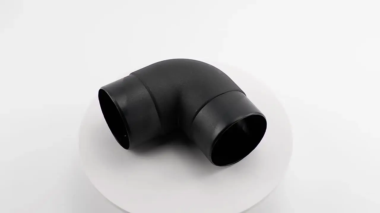 Connettore A Gomito L 75mm Per Condotti Riscaldatori Diesel - Adatto Per Webasto Ed Eberspächer - Installazione Facile, Resistente Al Caldo - 5