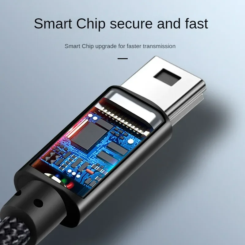 Enhanced USB Type-C to Mini USB Adapter Cable for Charging and Data Transfer