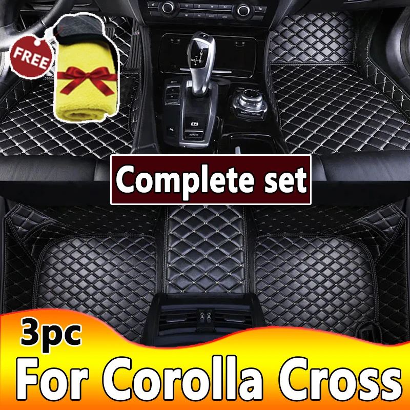 Tappetini Auto Per Toyota Corolla Cross 2022 Custom Auto Foot Pads Automobile Carpet Cover Accessori Interni
