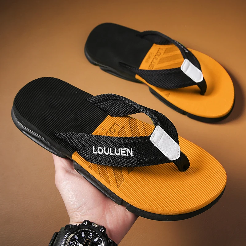 Slippers Men Summer Beach Outdoor Flip Flops Mens Brand Flip Flops