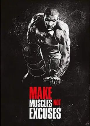 

More Style Choose Muscle Bodybuilding Fitness Motivational Quotes Art Print Silk Poster Home Wall Decor 24x36inch