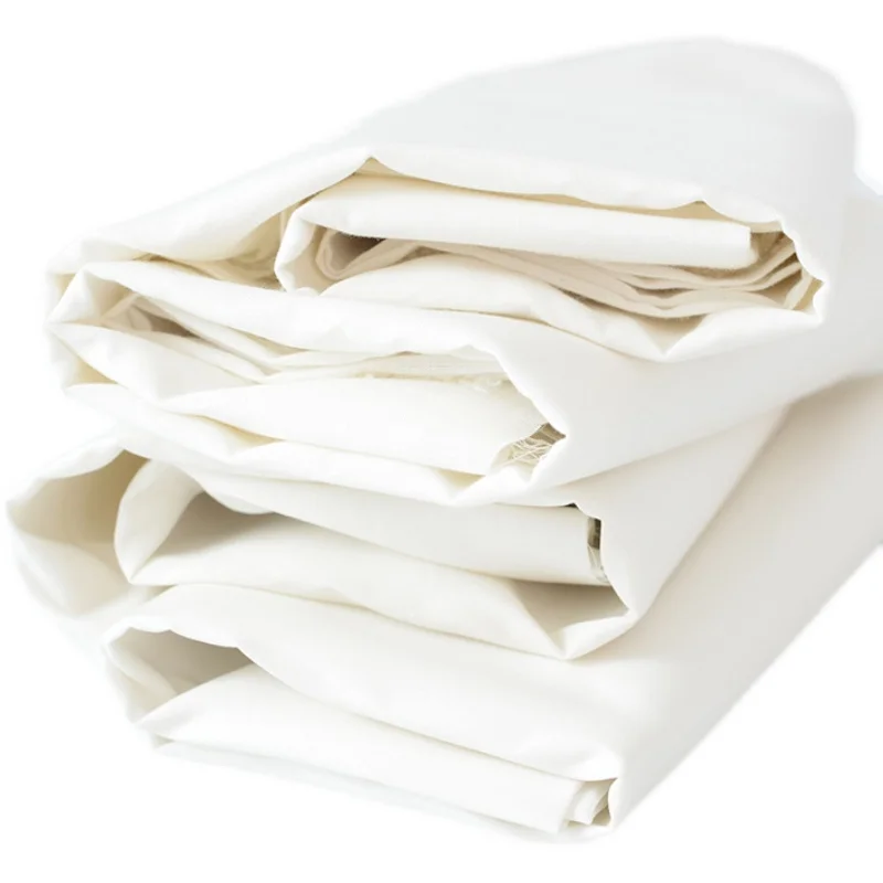 Yarn 20X20 Density 60X60 White Cotton Garment Fabric By The Meter Coton Quilt Cover Sheet Fabrics High Quality Cloth