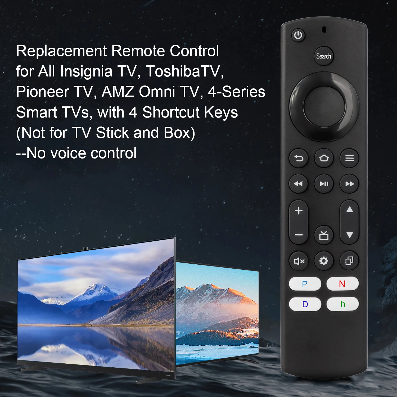 Controle remoto para amazon fire stick 4k max 3a geração stick lite cubo smart tv insignia toshiba NS-RCFNA-21 sem voz