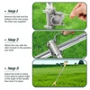 Trimmer Handle Grip For Lawn Care Universal Metal Weedeater Handle Adjustables Lawn Mower Handle Extension For Landscaping 5