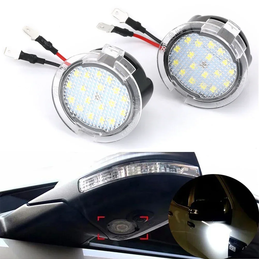 Specchietto Retrovisore Con Luce LED Pozzanghera Per Ford Mondeo Mk5 (coppia) – Luci Bianche