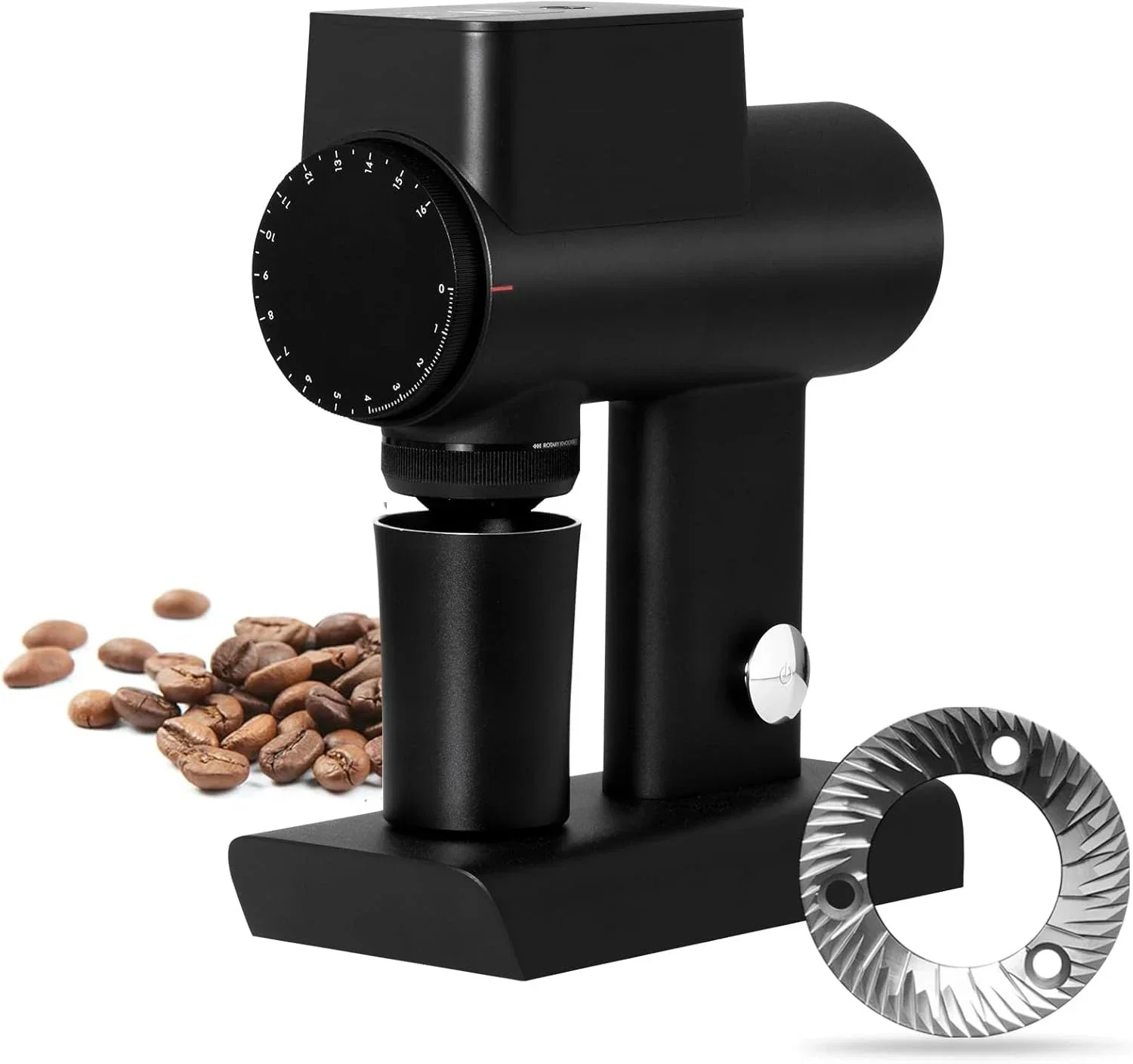 POPULAR Sculptor 064S Flat Burr Coffee Bean Grinder, Electric Espresso Grinder With Stepless Coarseness Adjustment, Cold Brew -