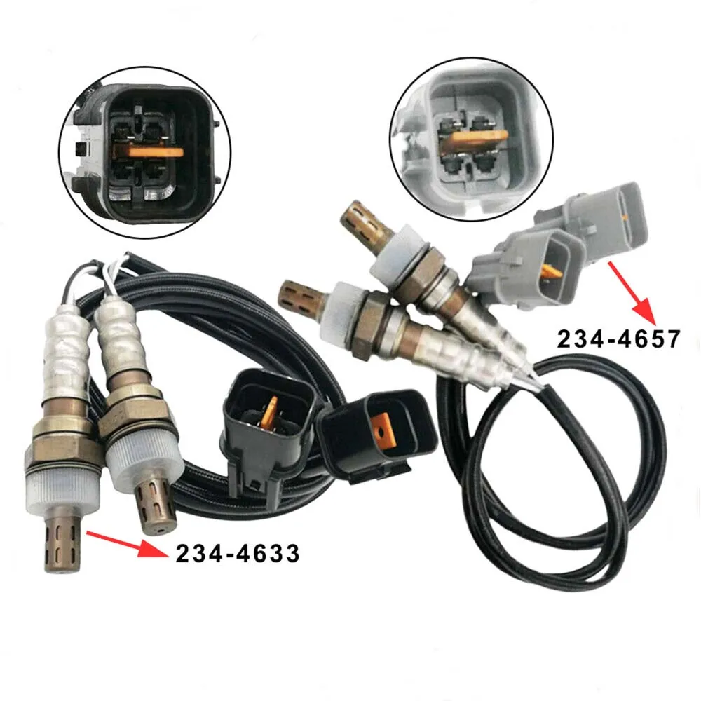 4PCS O2 Oxygen Sensor Front Rear for 1997-2004 Mitsubishi Montero Sport 3.0L V6 or Mitsubishi 234-4633 13801 SG1225 234-4657 5