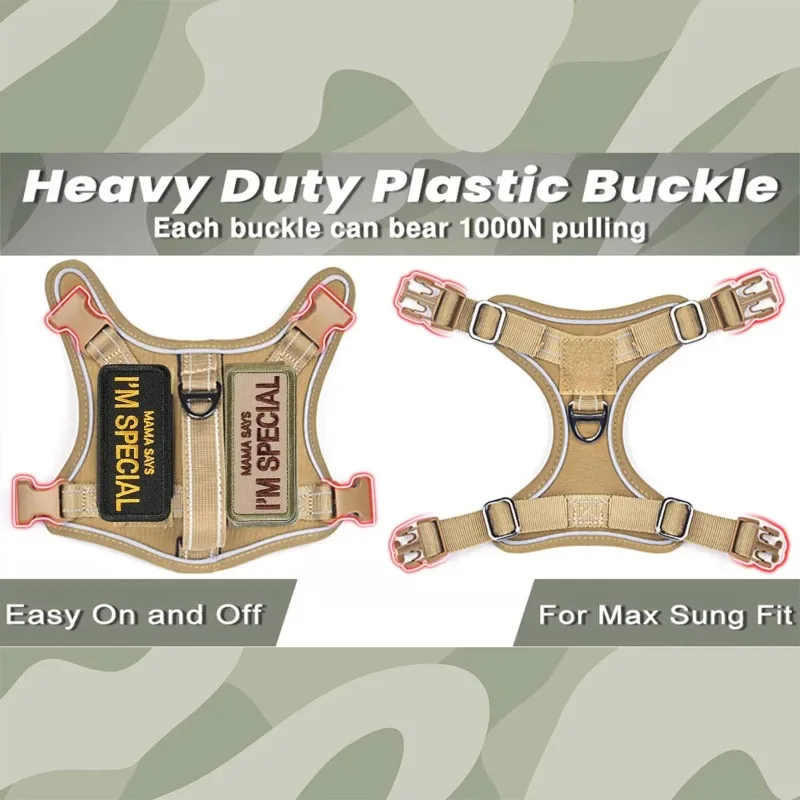 Tactical Small Dog Harness Vest 5