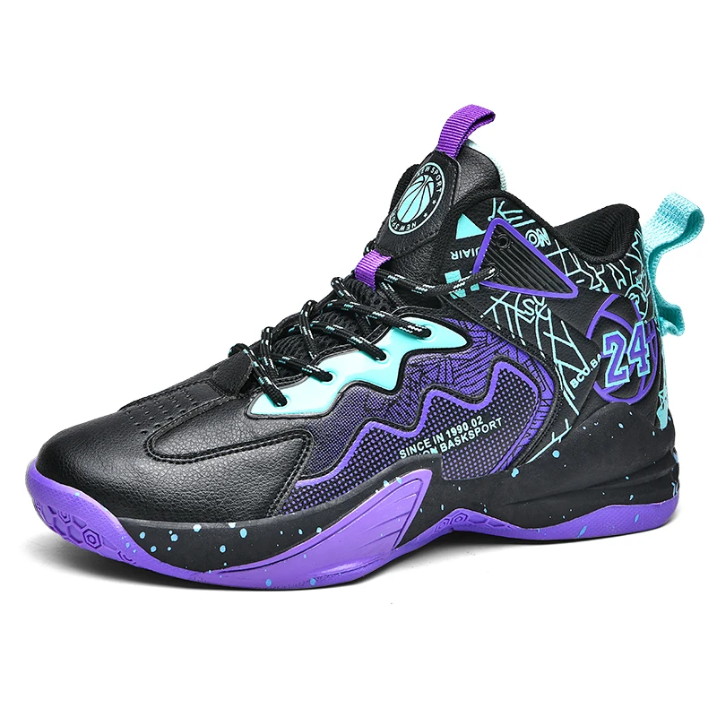 Basketball Shoes for Man 2024 Outdoor Training Athletic Shoes High Top Male Gym Running Shoes Breathable Casual Sneakers for Men