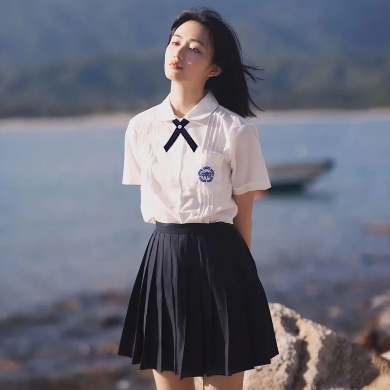 

Japanese jk uniform class uniform summer student college style junior high skirt school senior high school student