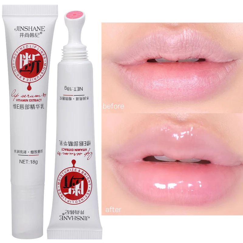 Moisturizing Lip Serum Mask Clear Lipsticks Base Cream Makeup Remove Dead Skin Anti-Cracking Nourish Lip Balm Lips Care Cosmetic