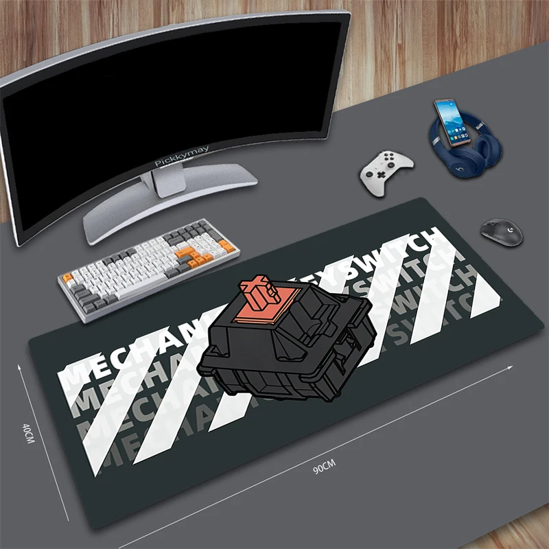 MousePadsKeycapGamingMousepads400x900mmLargeMousepad500x1000mmGamerRubberMat30x80cm