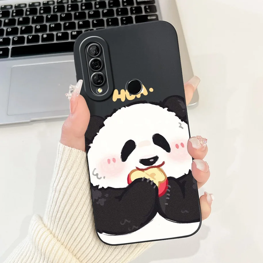 Cute Panda Rabbit Soft Silicone Phone Case for Huawei P30 Lite Nova 4e - Stylish and Protective Cover