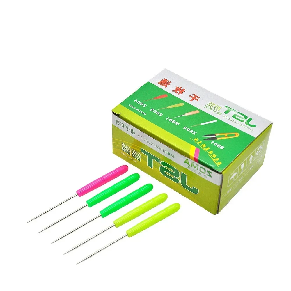 100Pieces Plastic&metal Shisha Tin Foil Puncher Chicha Narguile Piercing Tool Single Needle Aluminum Foil Hookahs Accessories