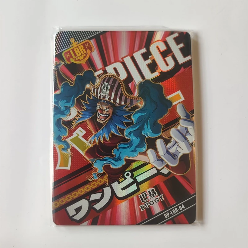 Anime One Piece Luffy Zoro Nami Ace Chopper Hancock Franky Brook Shanks Collectible Cards Christmas Birthday Gift Children's Toy