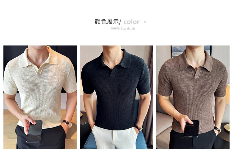 トップス The toe HERALD SHORT SLEEVE POLO KNIT Herald Short Sleeve Polo Knit – THE TOÉ