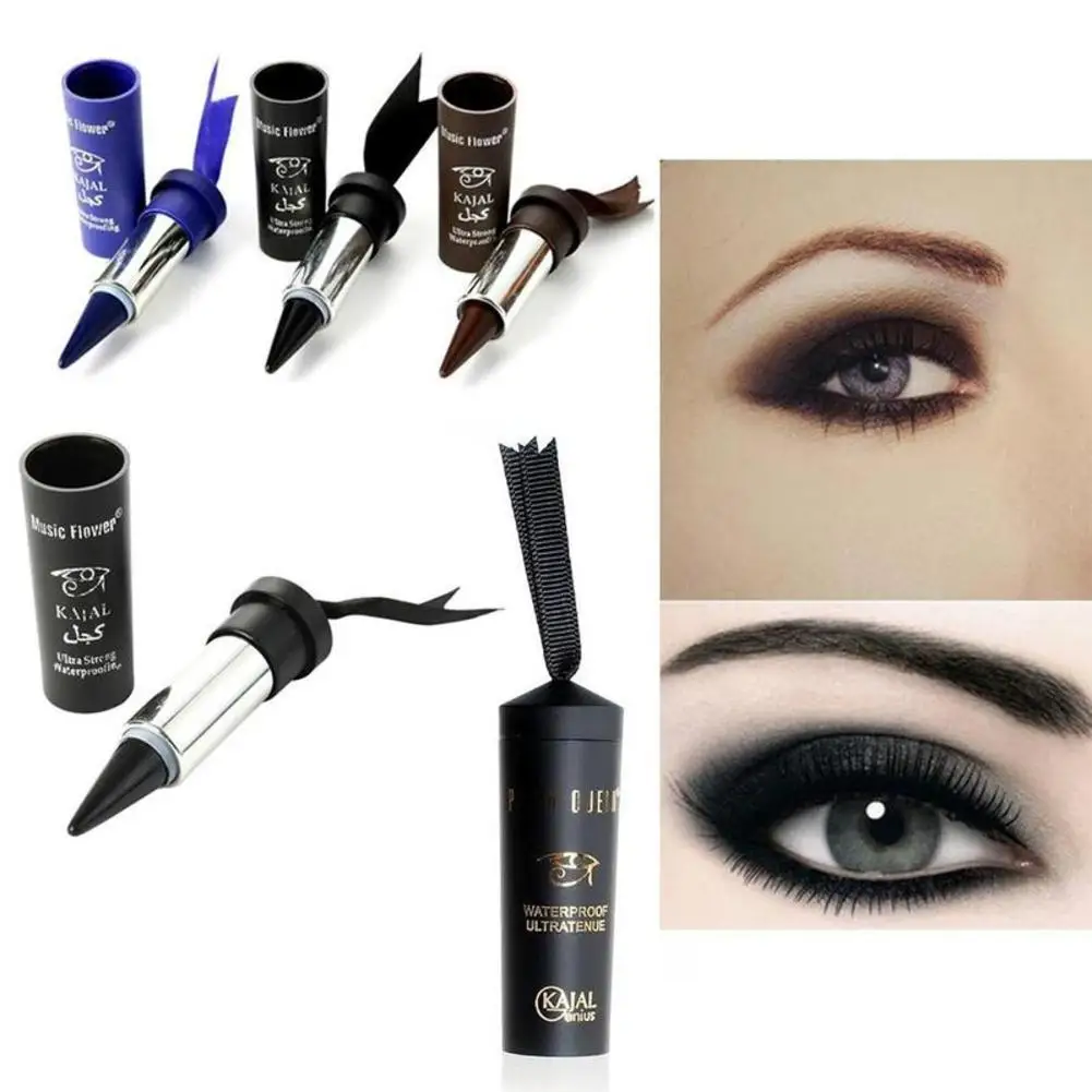 Thick Eyeliner Cream Women Smoky Eyes Eyeliner Pencil Black Liner Waterproof Pen Natural Lasting Black Long Liner Gift eyeliner pencil eyeliner paste