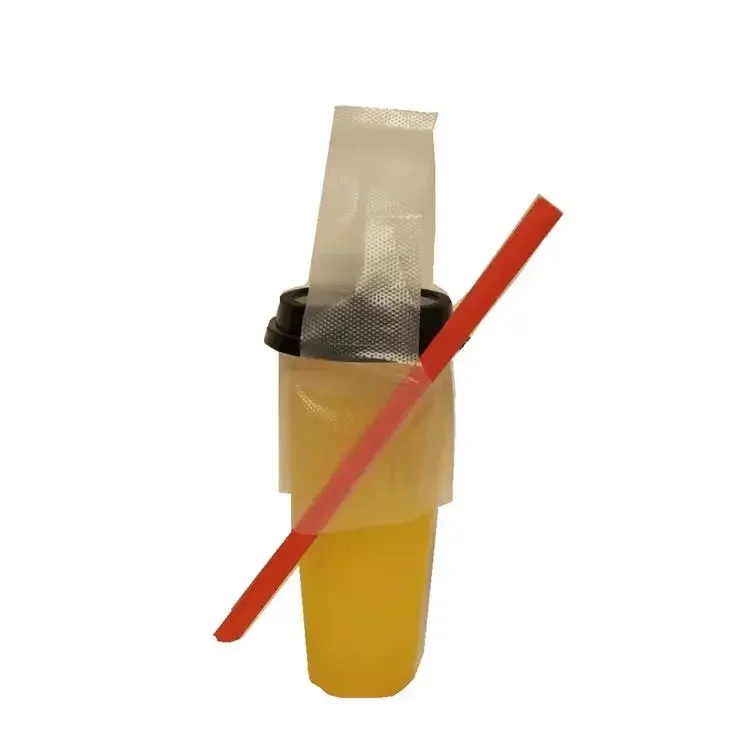 Huiguli 30 Pezzi Sacchetti per Bevande 250ml, Sacchetto per Bevande Usa e Getta con 2 Imbuti in Silicone, Saccheti Portatili per Liquidi, Sacchetti per Alcolici per Feste, Picnic, Viaggi, Sport