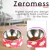 Superdesign Anti-Backflow Device 15 ° Tilted Bowl, Suitable for Cats and Dogs - Non-Slip, Anti-Spill Pet Feeder, Anti-Spill Design, 15 ° Slope Allows Easy Access to Food Bowl, Durable Plastic/Bamboo/Structure, 0.5 Cup Capacity, Blue - Suitable for Small Dogs and Elderly Pets 2
