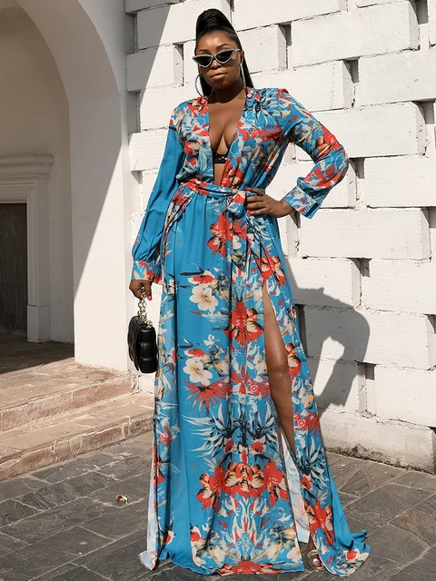 Beach Holiday Elegant Maxi Boho Dresses 