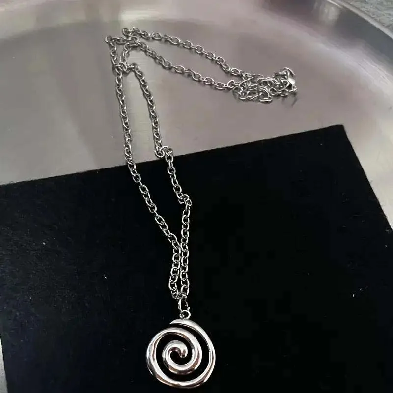 Y2K-Halskette mit Herzanhänger in Silber für Damen