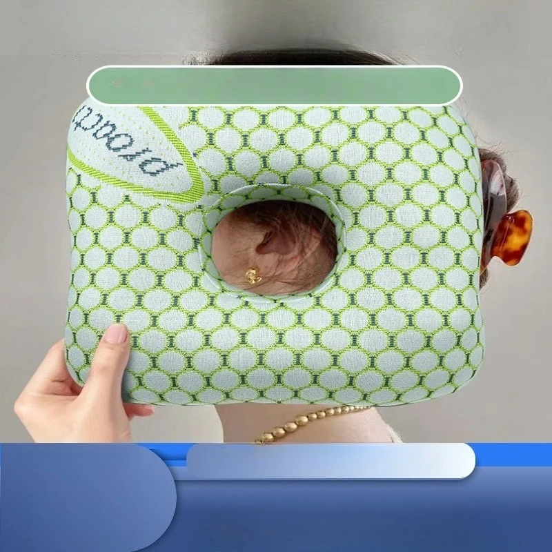 Ear Protection Pillow for Elderly & Piercing Aftercare-Hollow Non-Pressure Design with Breathable Polyester Fiber Fast Shipping