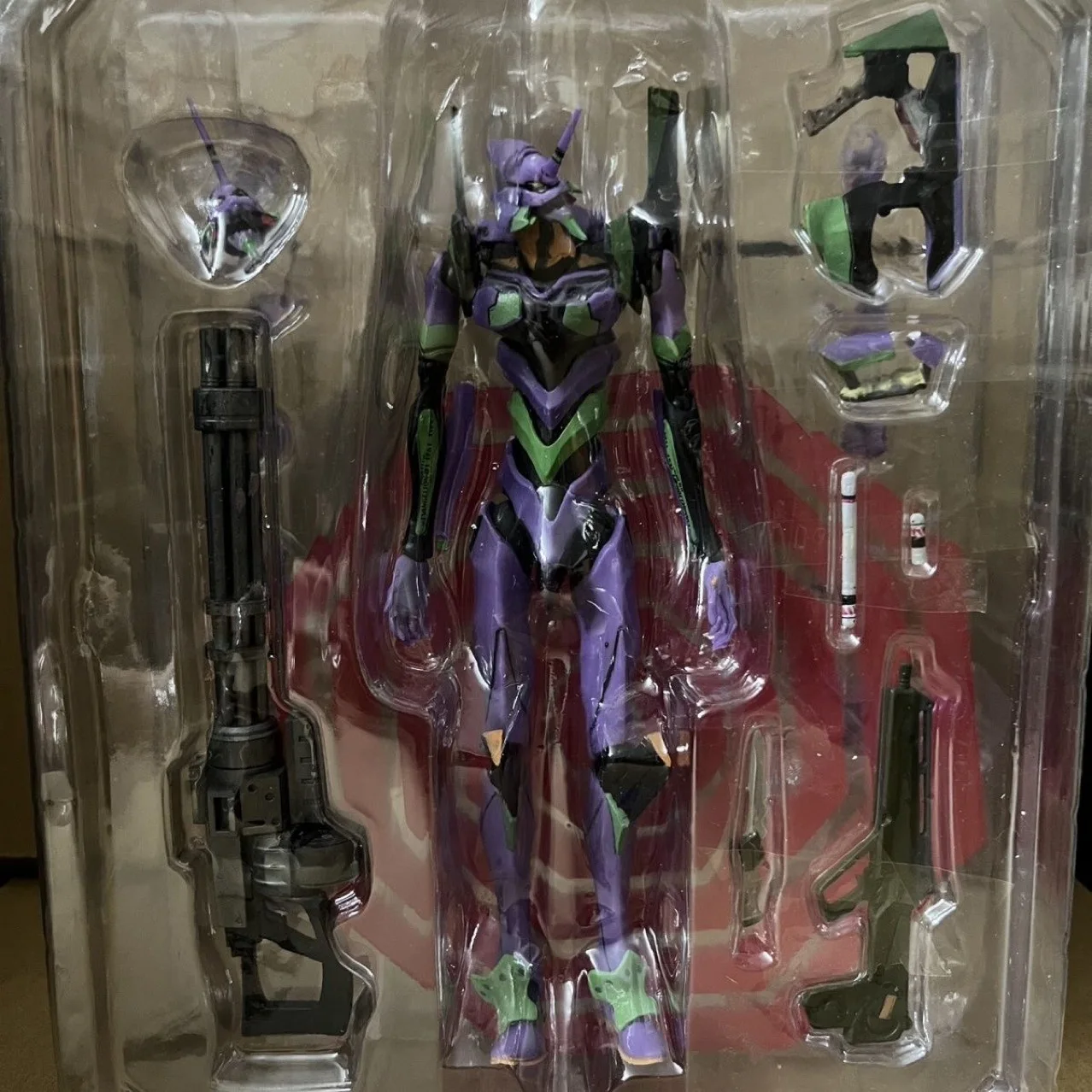 Scatola 23Cm Anime Neon Genesis Evangelion Eva Evangelion-01 Maf080V Figura Pvc Modello Giocattoli Bambola Raccogliere Ornamenti Regali